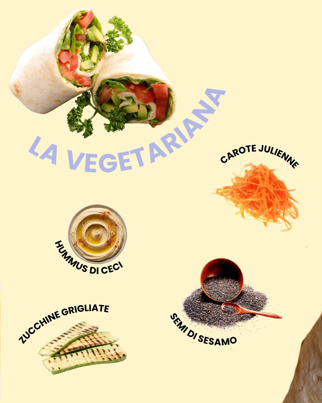 Slide: la vegetariana